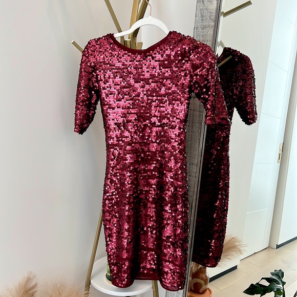 bcbg burgundy dress Gorgeous Burgundy Quinceanera Dresses Beaded Rhinestones Shiny Puffy Ruffles Ball Gown Sweet 16 Dress vestidos de quinceañera main image 1